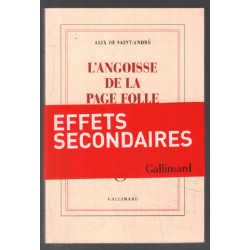 L'angoisse de la page folle