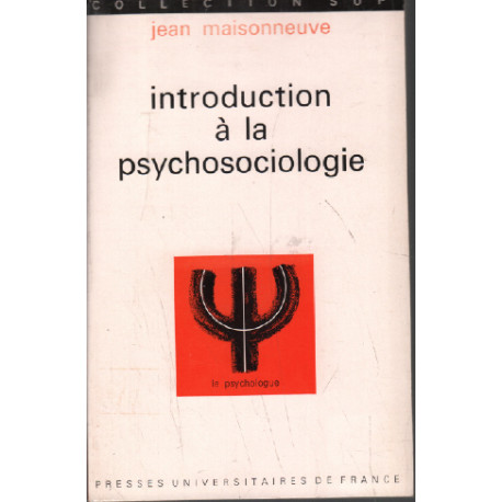 Introduction à la psychologie