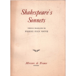 Shakespeare 's sonnets / version française de pierre jean jouve