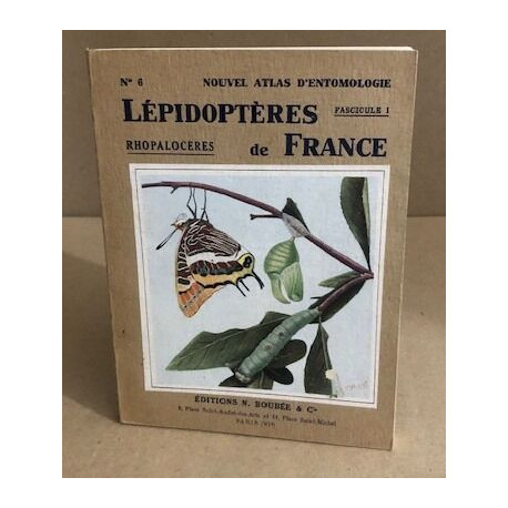 Atlas des lépidoptères de france / fascicule 1 : rhopalocères