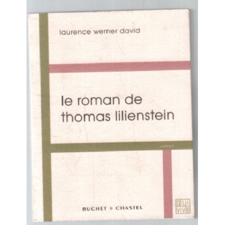 Le roman de Thomas Lilienstein