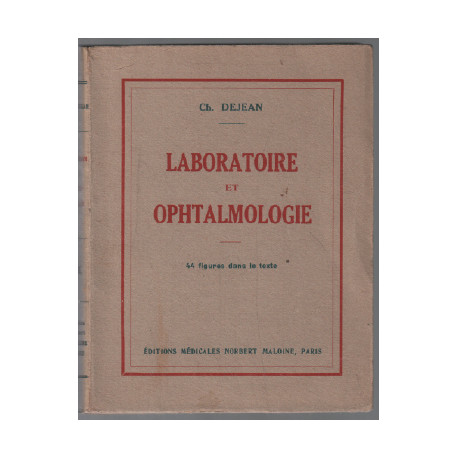 Laboratoire et ophtalmologie