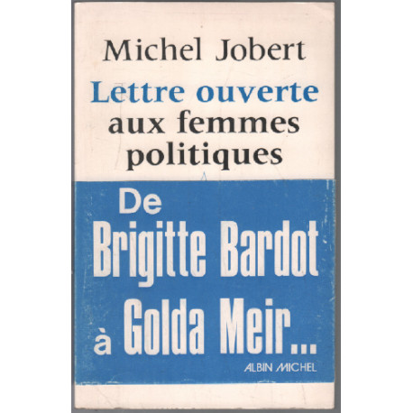 Lettre ouverte aux femmes politiques