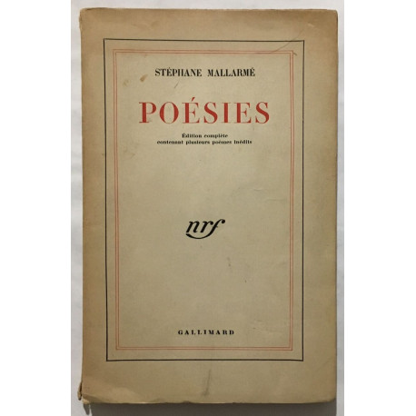 Poésies (édition complète contenant plusieurs poèmes inédits)