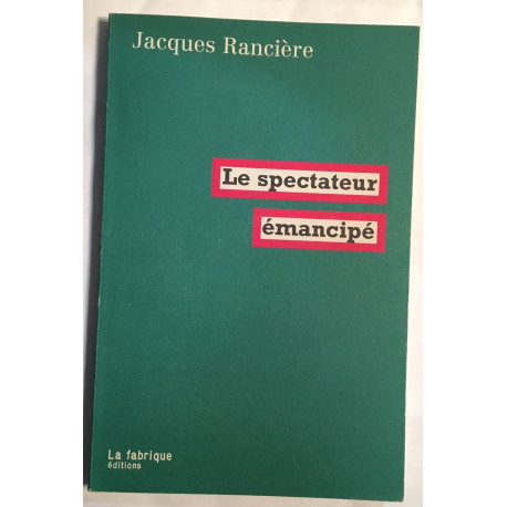Le spectateur émancipé