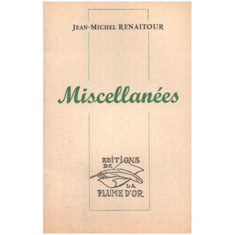 Miscellanées