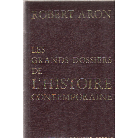 Les grands dossiers de l'histoire contemporaine