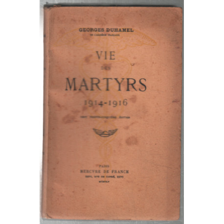 Vie des martyrs 1914-1916