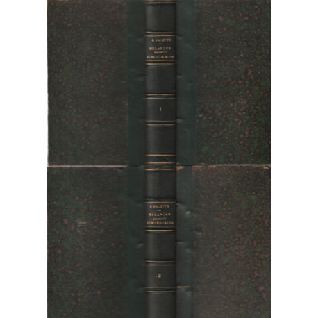 Melanges de droit de jurisprudence et de legislation