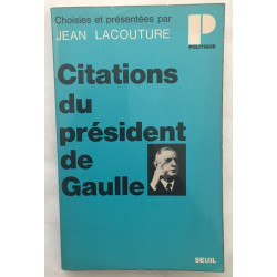 Citations du président de Gaulle