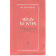 Pièces incisives: Théâtre