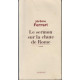 Le sermon sur la chute de Rome