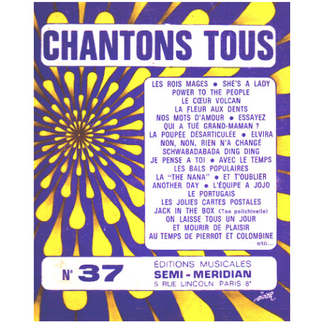 Chantons tous n° 37