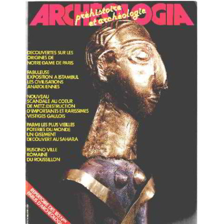 Revue archeologia n° 183