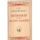 Memoires de deux jeunes mariées