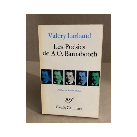 Les poesies de A.O. Barnabooth