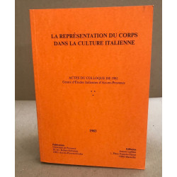 La representation du corps dans la culture Italienne