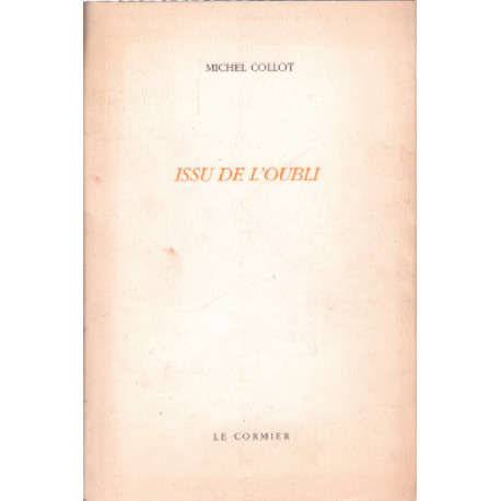 Issu de l'oubli