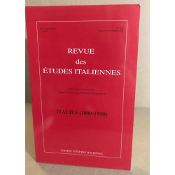 Revue des études italiennes / italies (1880-1910 )/ tome 47