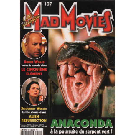 Mad movies n° 107 / anaconda le cinquième élément alien résurrection