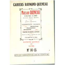 Cahiers raymond queneau n° 14-15 / raymond Queneau au havre