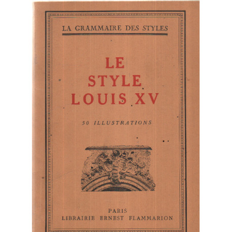 Le style louis XV