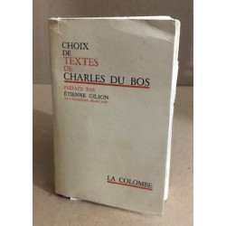 Choix de textes/ préface par Etienne Gilson
