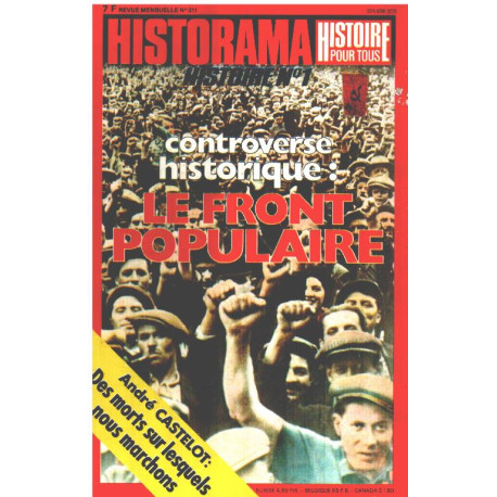 Revue historama n° 311 / contreverse historique : le front populaire