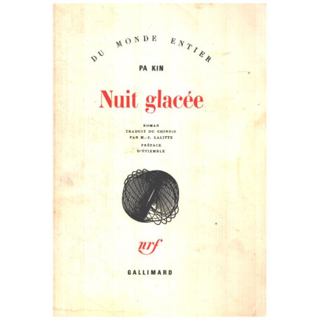 Nuit glacée / traduit du chinois par MJ Lalitte