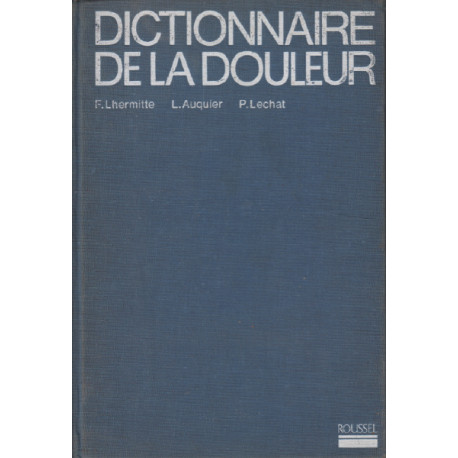Dictionnaire de la douleur