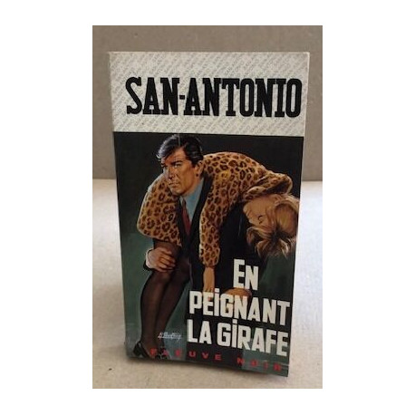 En peigant la girafe ( couverture de gourdon )