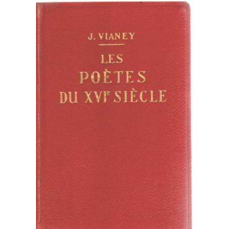 Les poetes du XVI° siecle