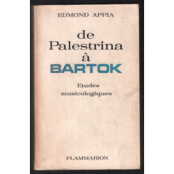 De Palestrina à Bartok : études musicologiques