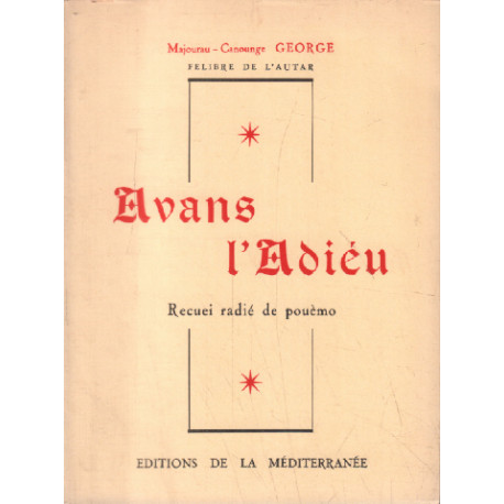 Avans l'adieu