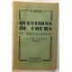 Questions de cours du Baccalauréat ( 1ere partie : toutes sections...