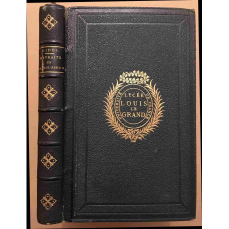 Extraits de Rousseau : lectures accompagnées du discours qui a...