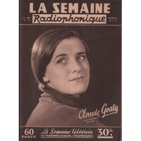 La semaine radiophonique 10 mars 1957
