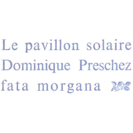 Le pavillon solaire