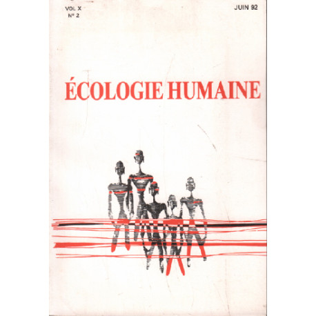 Écologie humaine / juin 92