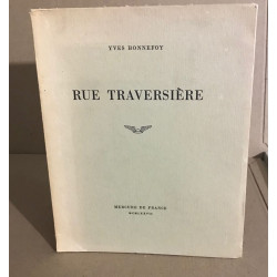 Rue traversière / EO sur vélin