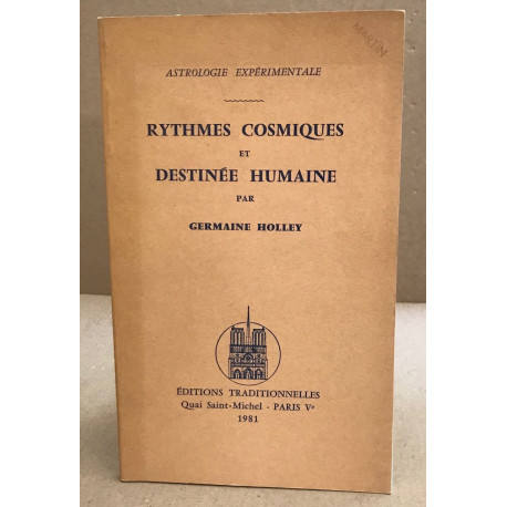 Rythmes cosmiques et destinée humaine