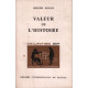 Valeur de l'histoire