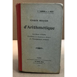 Cours moyen d'arithmétique certificat d'études examen et concours...