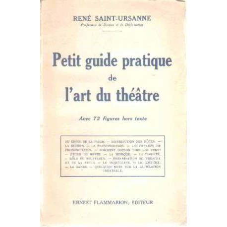 Petit guide pratique de l'art du theatre