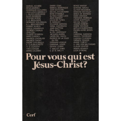 Pour vous qui est jesus christ