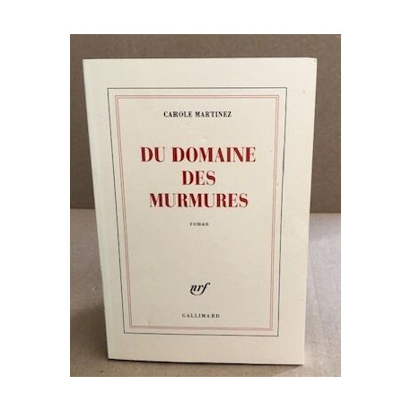 Du domaine des murmures