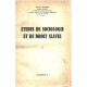 Etudes de sociologie et de droit slave / tome 1 seul