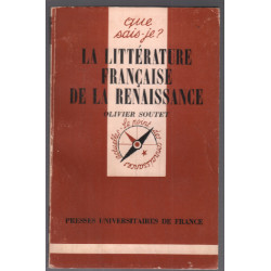 La littérature francaise de la renaissance / que sais je