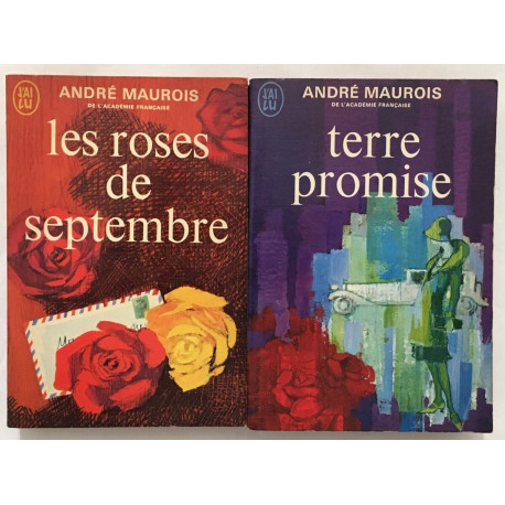 Terre promise / les roses de septembre (lot de 2 livres)