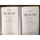 Théatre de Plaute (édition en 4 tomes)
